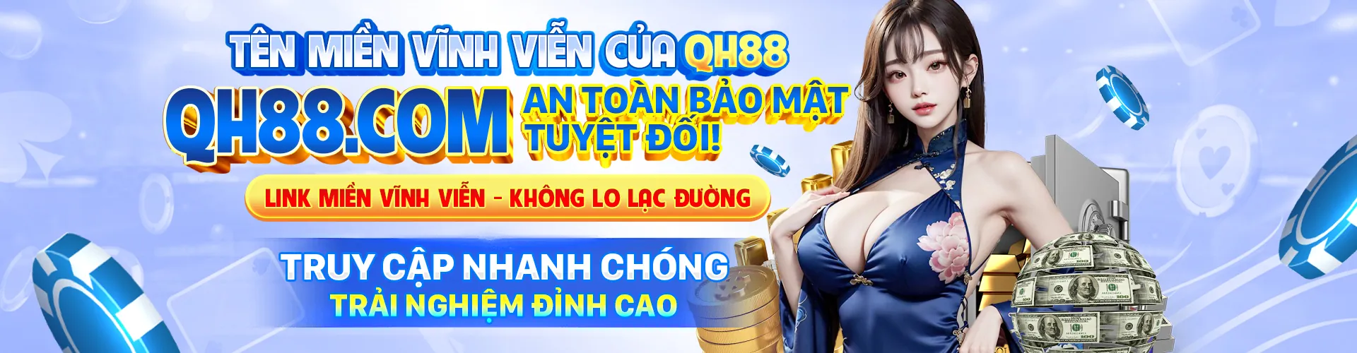 Bàn poker trực tuyến với chip và quân bài