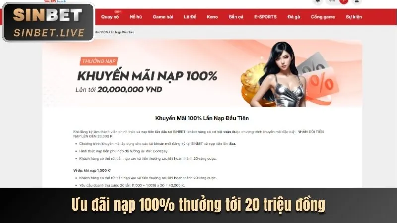 Tiền thưởng nạp lại thường xuyên